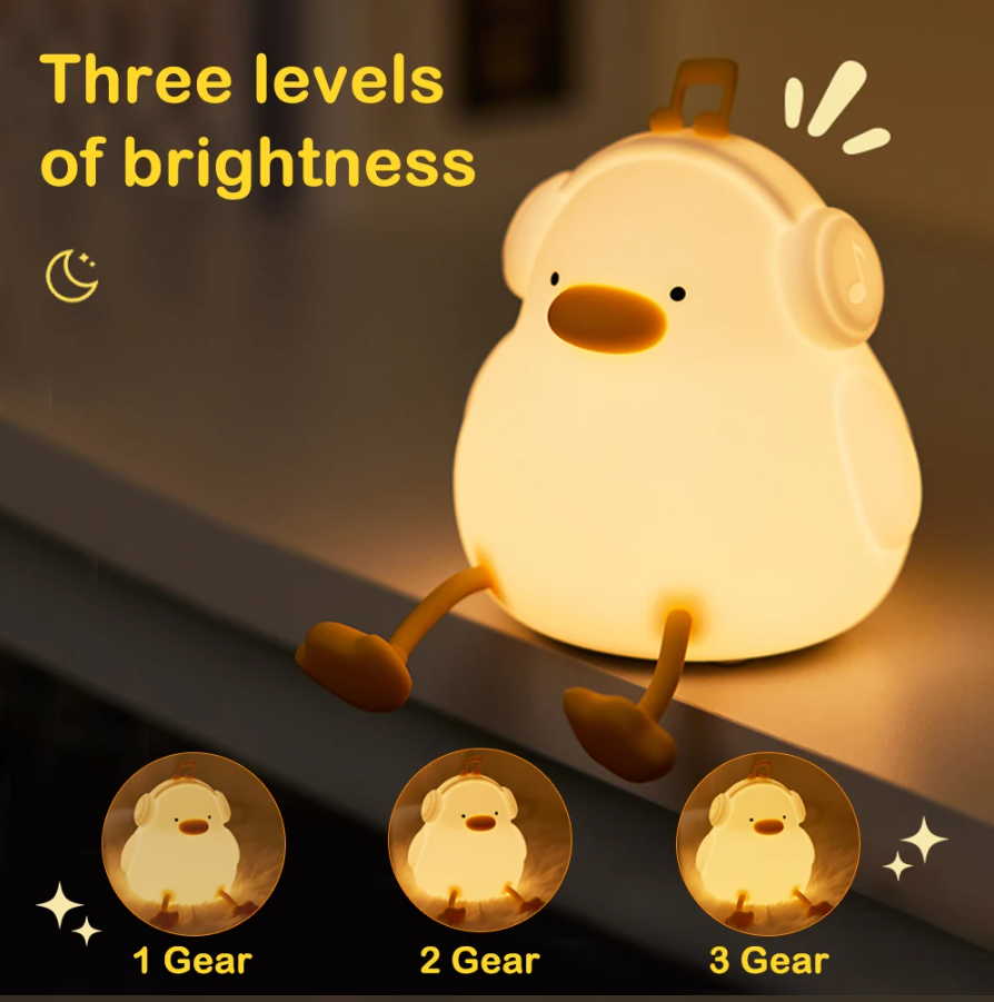 LED Night Light Bird(Duck) Silicone Lamp - 2 Styles