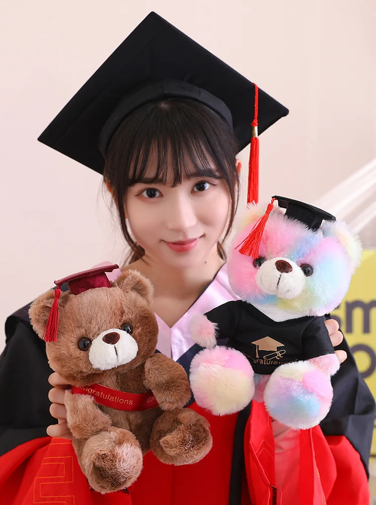 Cute/Kawaii Colourful Teddy Bear Graduation Plush Toys 23cm -16 styles