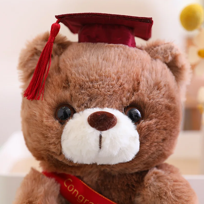 Cute/Kawaii Colourful Teddy Bear Graduation Plush Toys 23cm -16 styles