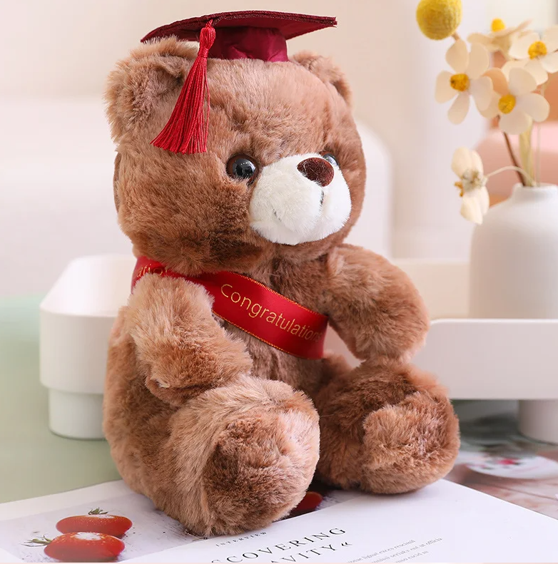 Cute/Kawaii Colourful Teddy Bear Graduation Plush Toys 23cm -16 styles