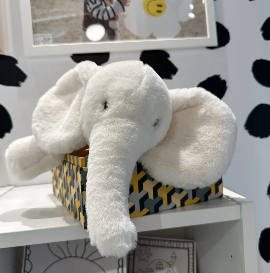 Cute/Kawaii Elephant  Plush Toys 45/60cm -Brown/Grey/White