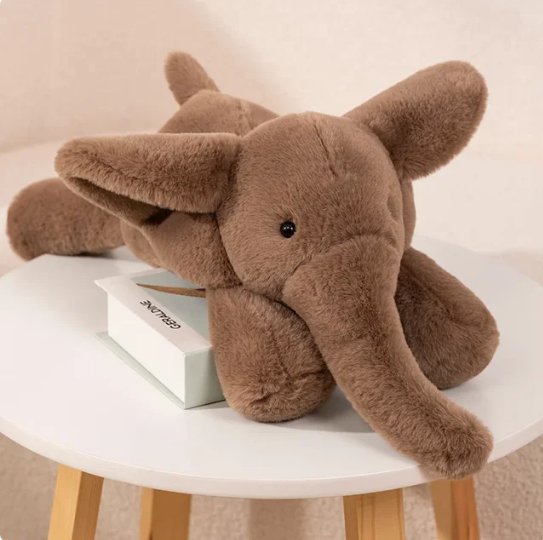 Cute/Kawaii Elephant  Plush Toys 45/60cm -Brown/Grey/White