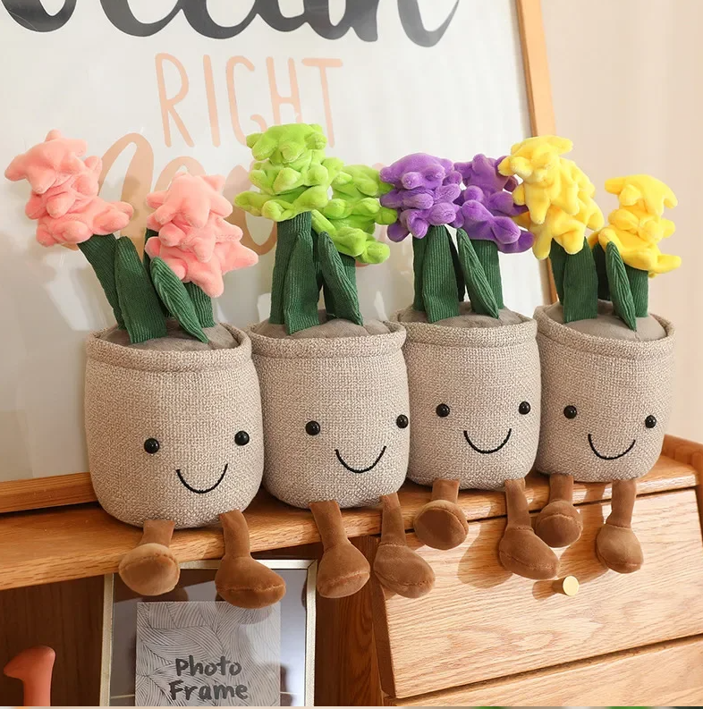 Potted Plants Series(Cactus/Hyacinth) Plush Toys 35cm - 6 Styles