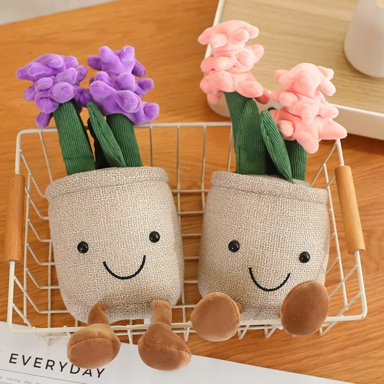 Potted Plants Series(Cactus/Hyacinth) Plush Toys 35cm - 6 Styles