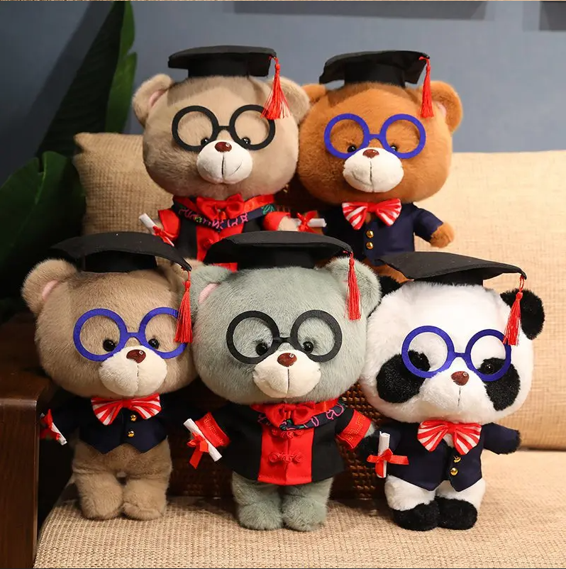 Cute/Kawaii Teddy Bear/Panda Graduation Plush Toys 33cm -8 styles