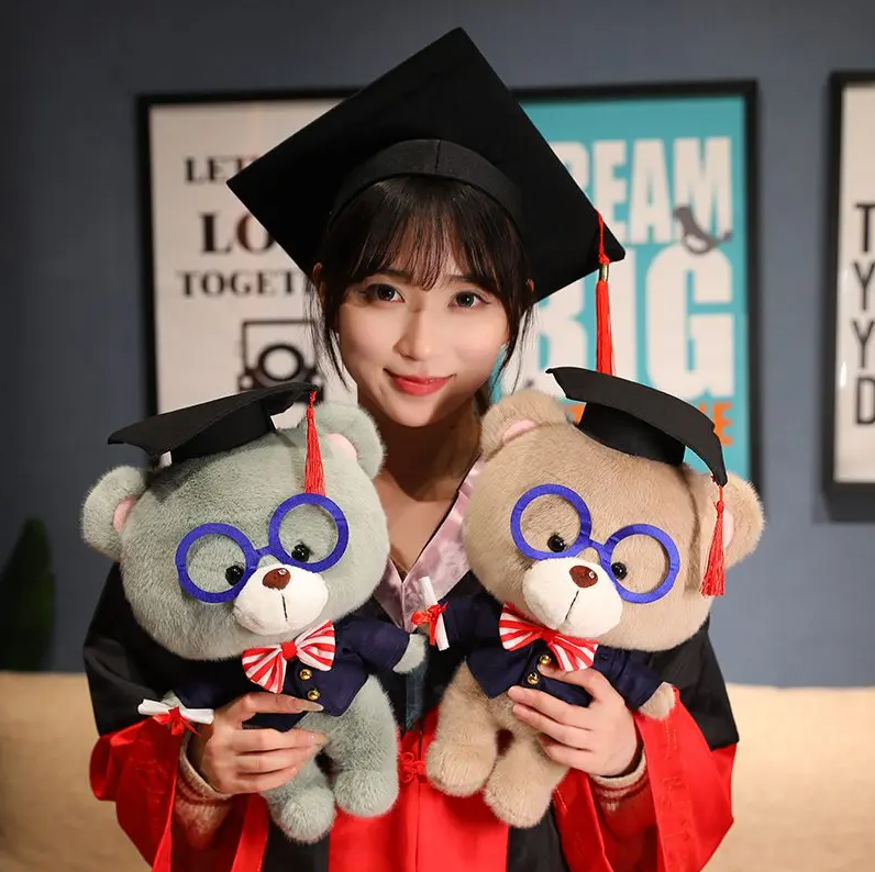 Cute/Kawaii Teddy Bear/Panda Graduation Plush Toys 33cm -8 styles