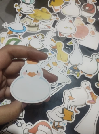 50 pcs Cute/Kawaii Duck Stickers