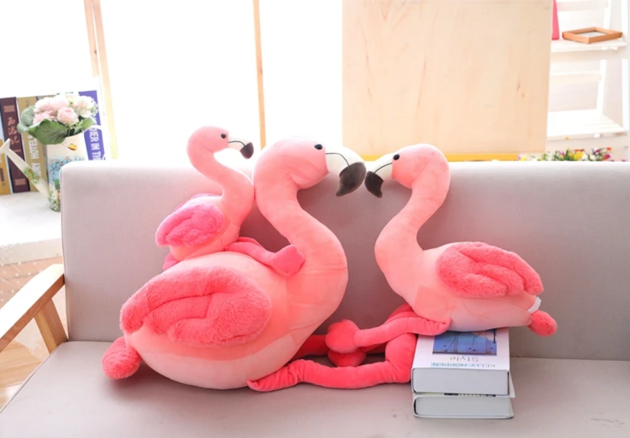 Cute Pink Flamingo Plush Toys 25/35/50cm