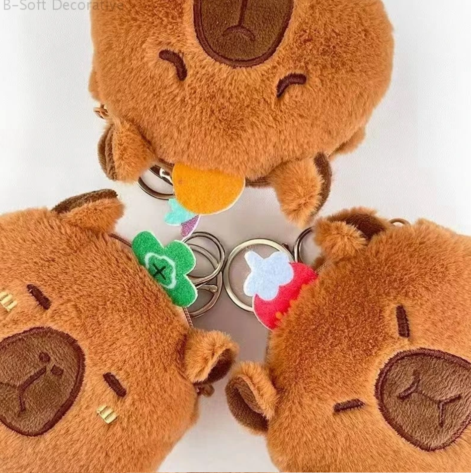 Cute Capybara Plush Keychains - 4 styles