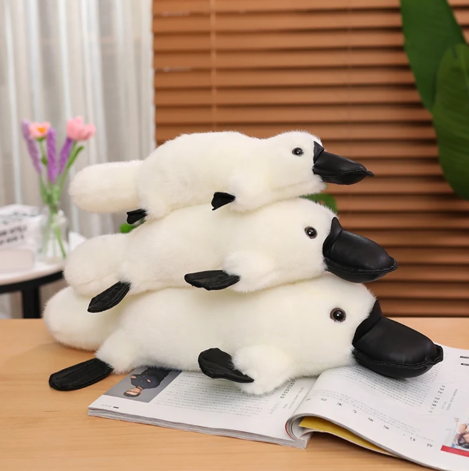 Cute White/Brown Platypus Plush Toys 30/35/45cm