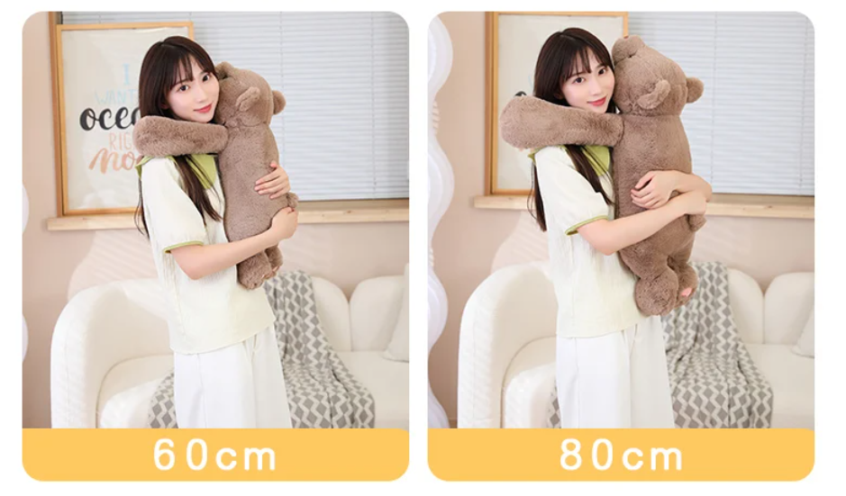 Lying Animal (Polar Bear/Brown Bear) Plush Toys - 60/80/100/120cm