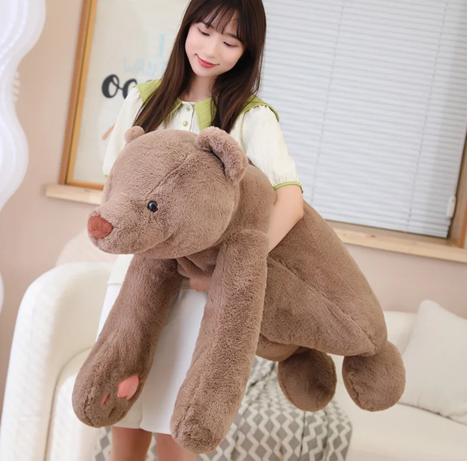 Lying Animal (Polar Bear/Brown Bear) Plush Toys - 60/80/100/120cm