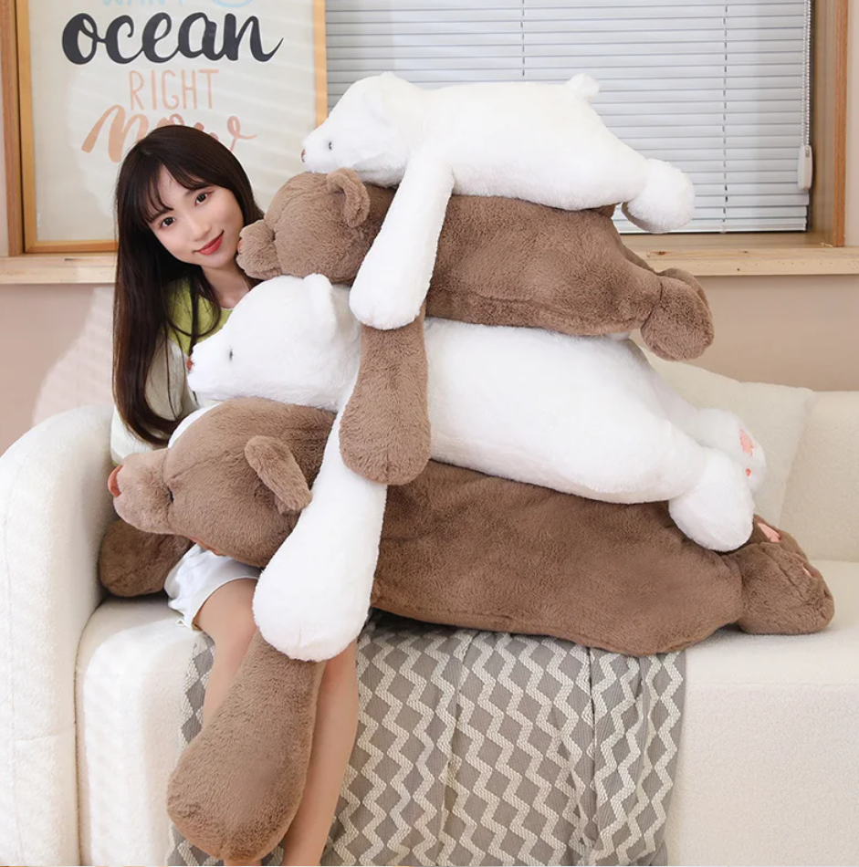 Lying Animal (Polar Bear/Brown Bear) Plush Toys - 60/80/100/120cm