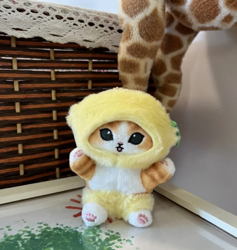 Mofusand Cat With Vegetable Dress Up Plush Keychains  - 20 styles