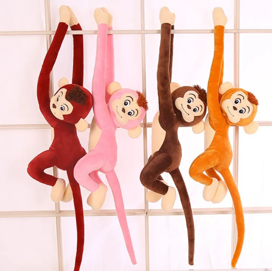 Cute Monkey Curtain Buckle Plush Toys - 10 Styles