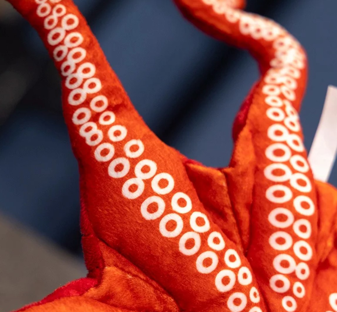 Red Octopus Lifelike Plush Toys 40/75cm