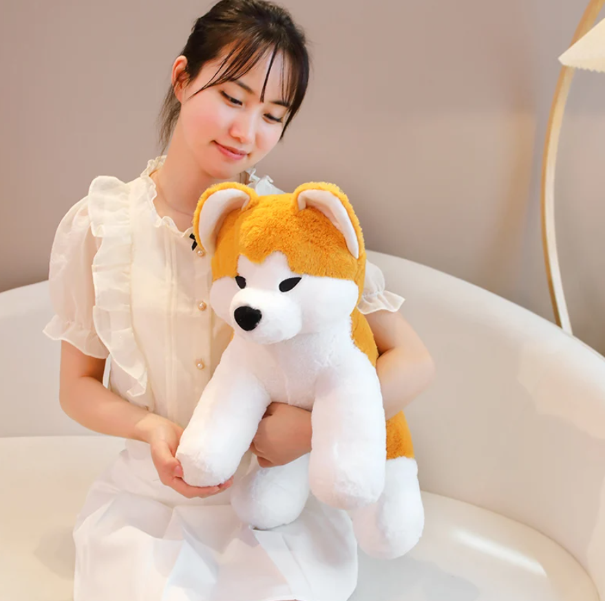 Cute Dog Japanese Akita Plush Toys 35 45cm SJJ PLUSH