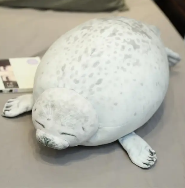 Chubby Seal Plush Pillow Toys 30/40/60/80cm - 2 Styles