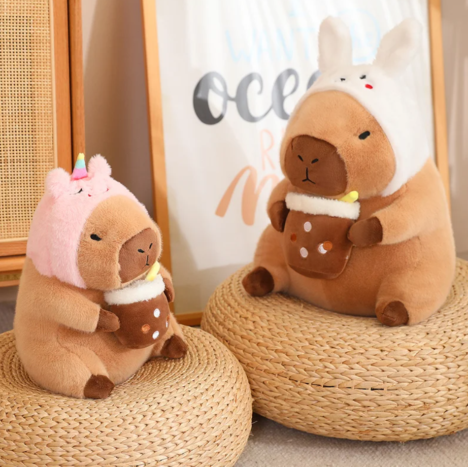 Cute Capybara With Dress Up Plush Toys 30/40cm - 6 Styles