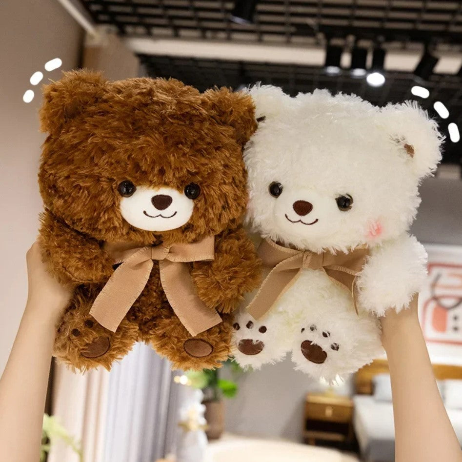 Cute Teddy Bear Plush Toys 30/40cm - Brown/White