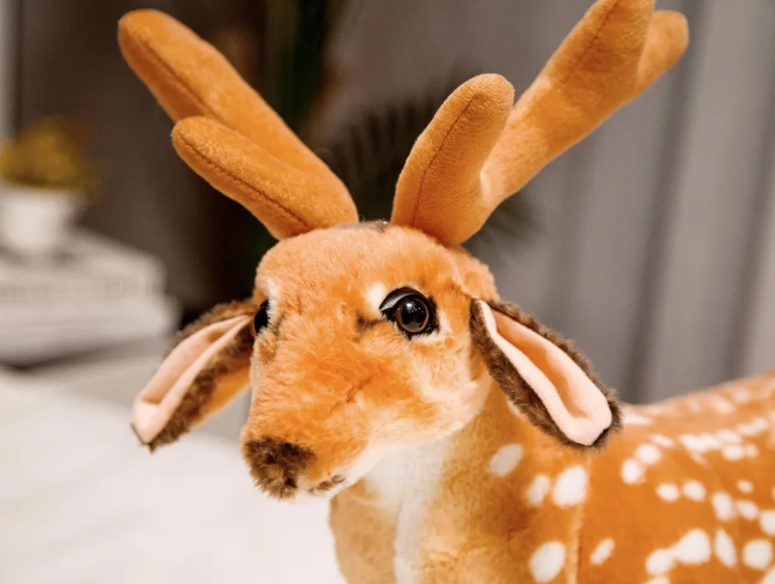 Sika Deer Lifelike Plush Toys - 5 sizes