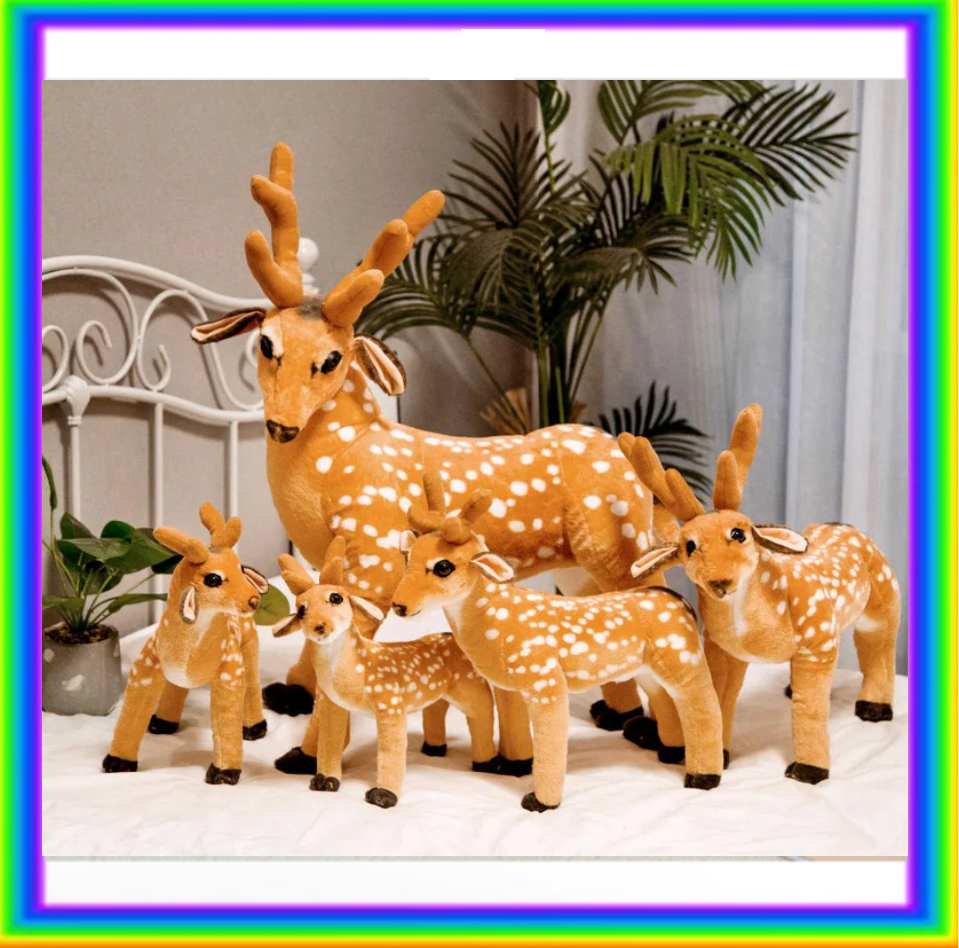 Sika Deer Lifelike Plush Toys - 5 sizes – SJJ PLUSH