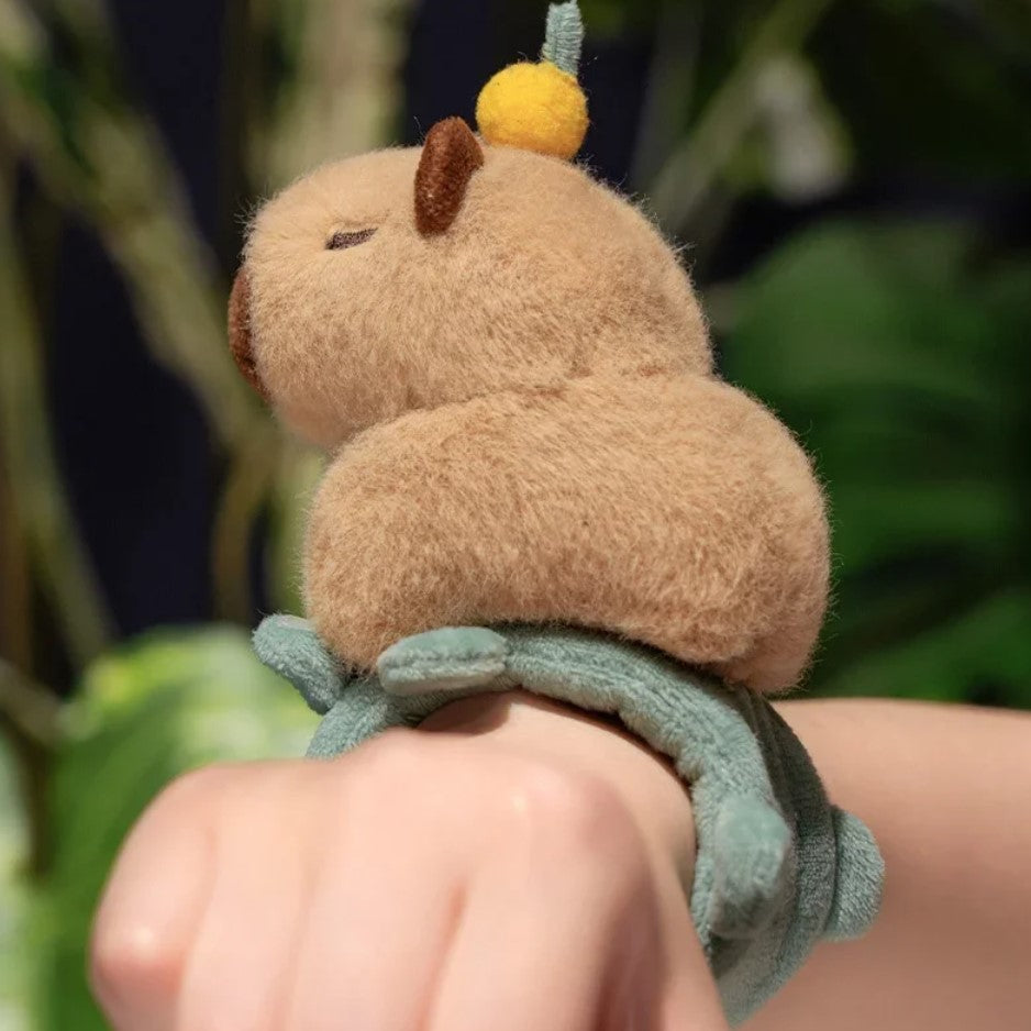 Cute Animal (Dog/Capybara/Cat) Plush Slap Band - 3 Styles