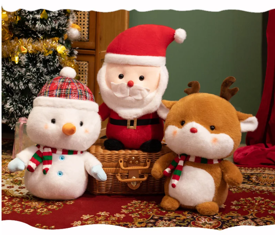 Christmas (Santa Claus/Reindeer/Snowman) Plush Toys 25/38cm