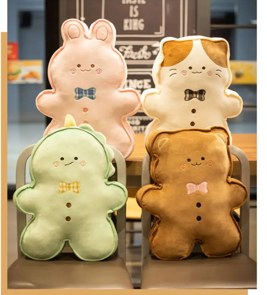 Christmas Gingerbread (Bear/Dinosaur/Cat/Rabbit) Plush Toys 45cm