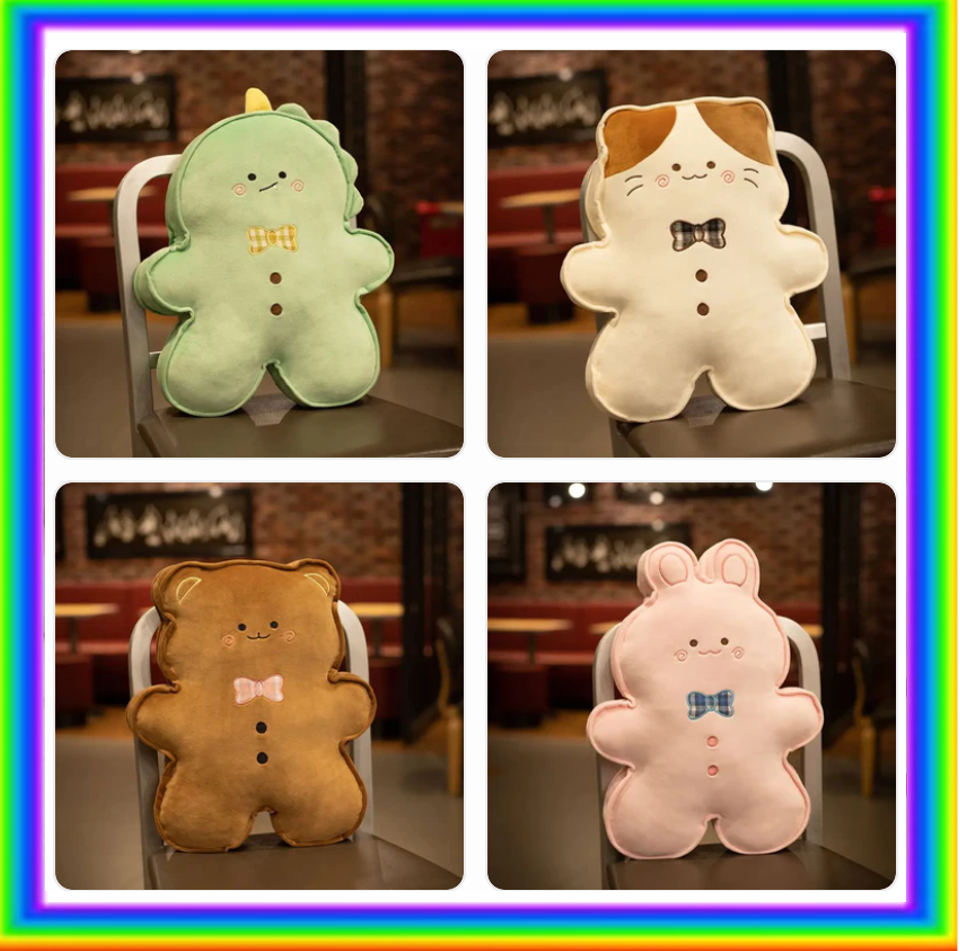 Christmas Gingerbread (Bear/Dinosaur/Cat/Rabbit) Plush Toys 45cm