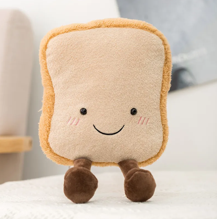 Cute Food Series(Croissant/Pritzel/Bread) Plush Toys 18-20cm