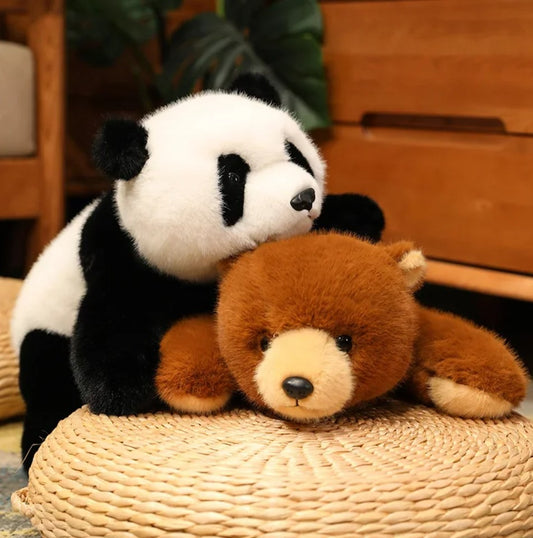 Lying Animal (Polar Bear/Brown Bear/Panda) Plush Toys - 30/45/65cm