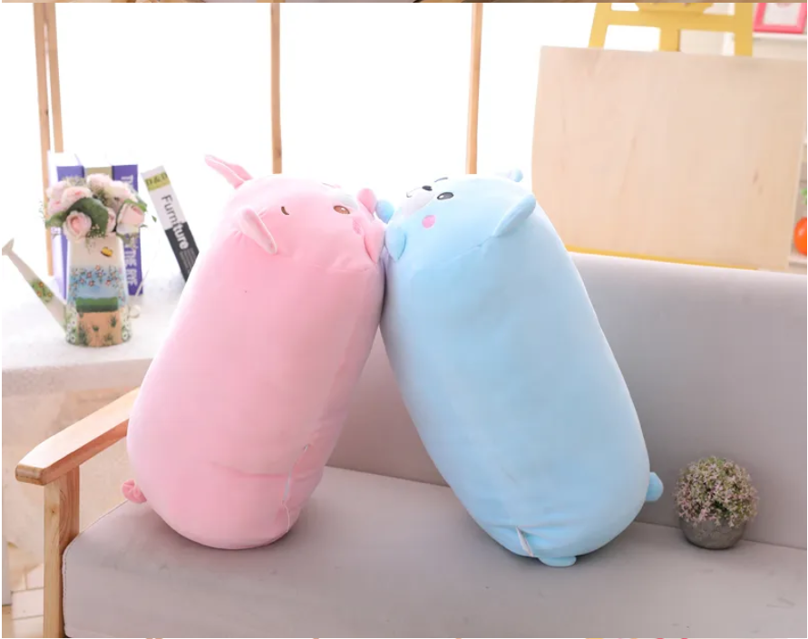 Cute Animal (Dinosaur/Pig/Cat/Bear/Deer/Elephant/Hamster/Panda) Plush Pillow Toys 20/60/85cm