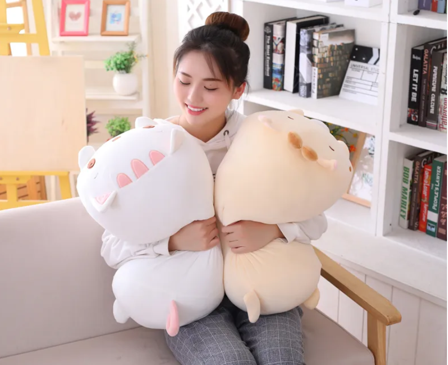 Cute Animal (Dinosaur/Pig/Cat/Bear/Deer/Elephant/Hamster/Panda) Plush Pillow Toys 20/60/85cm