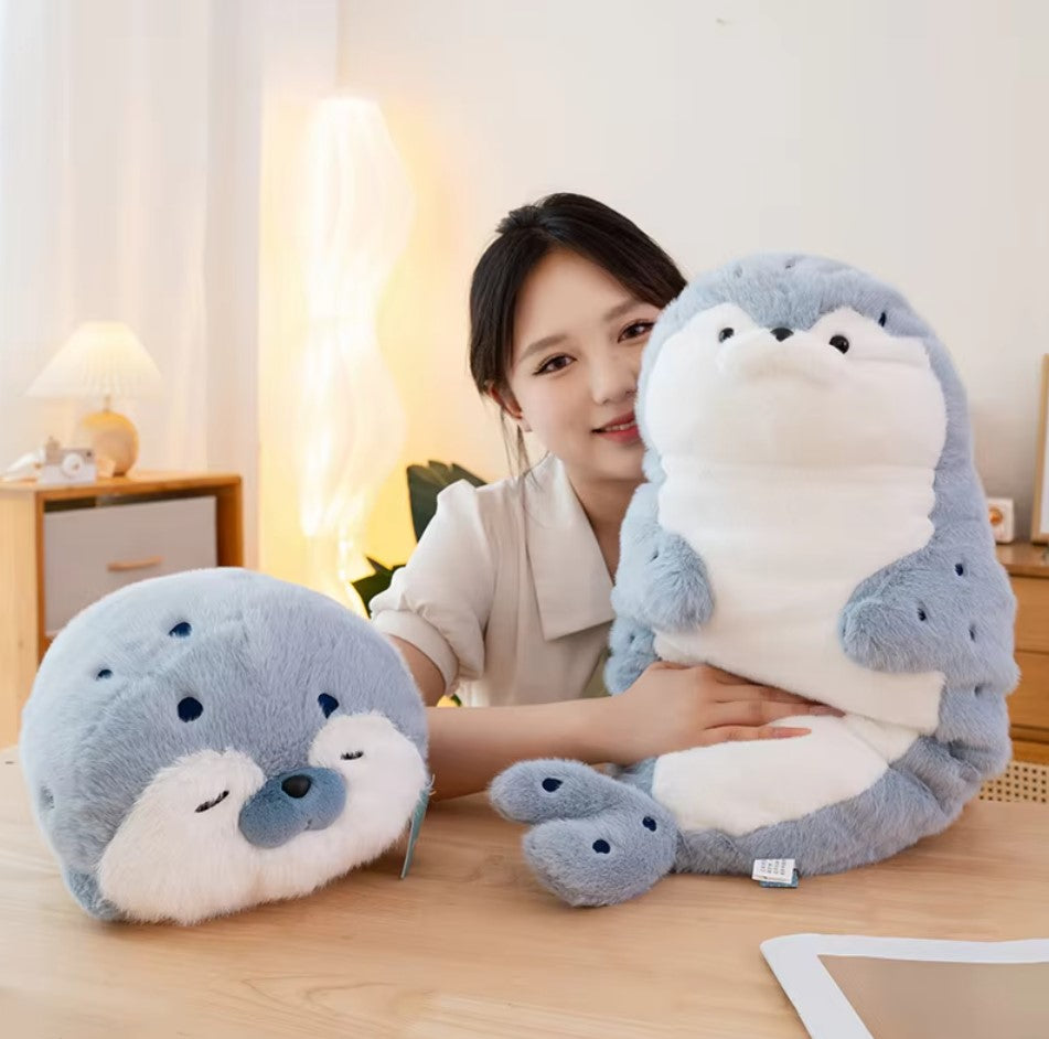 Cute Brown/Blue/White Seal Plush Toys 40/70cm