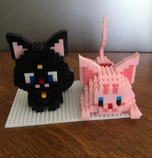 Cute Cat Mini Building Blocks - 9 Styles