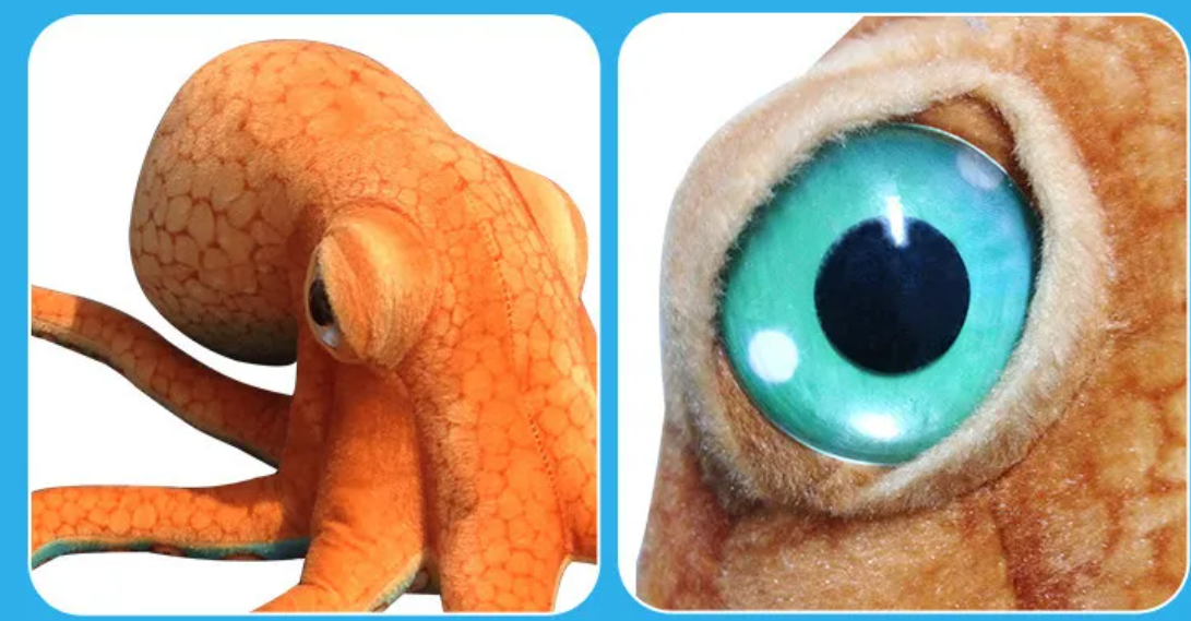 Octopus Lifelike Plush Toys 17x55cm/ 25x80cm