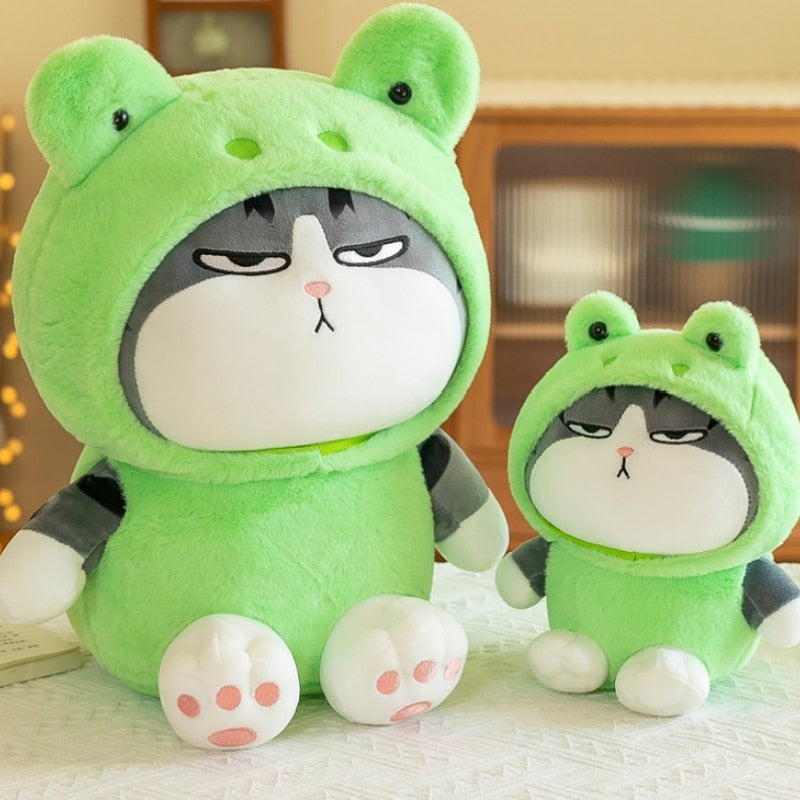 Long Live My Emperor Cat With Animal (Rabbit/Frog/Panda) Dress Up Plush Toys 20/37cm