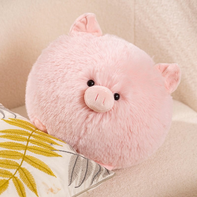 Funny Dog/Pig Round Shaped Plush Toys 30cm