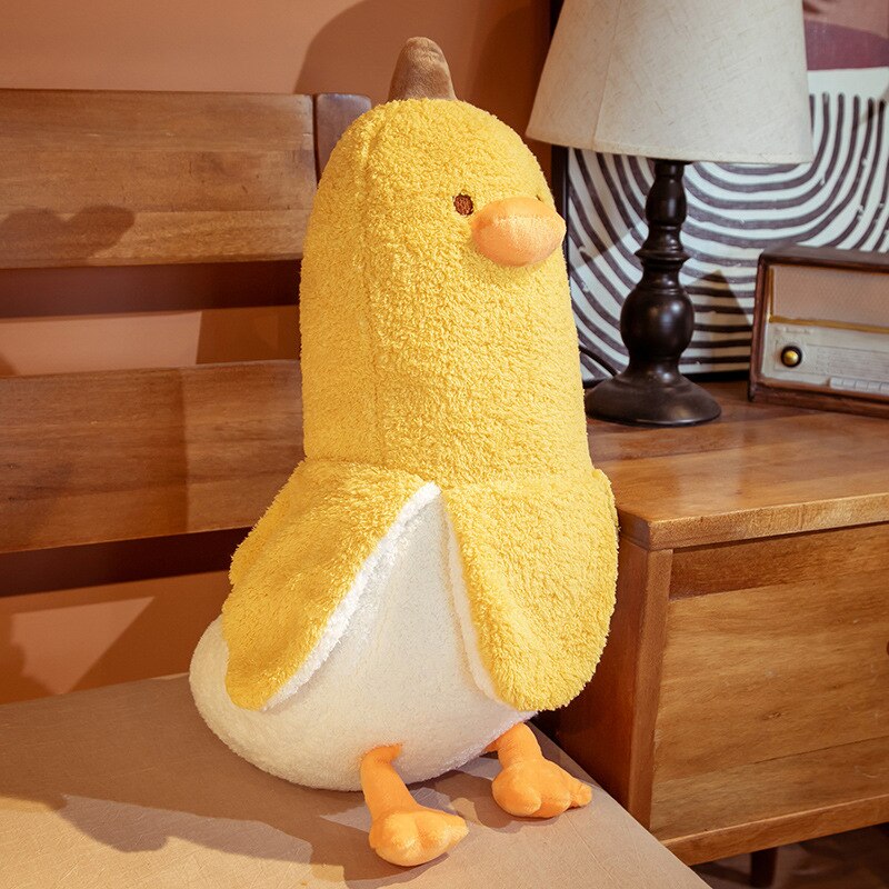 Funny Banana With Duck Plush Toys 50/70/90cm - (White/Green/Yellow)