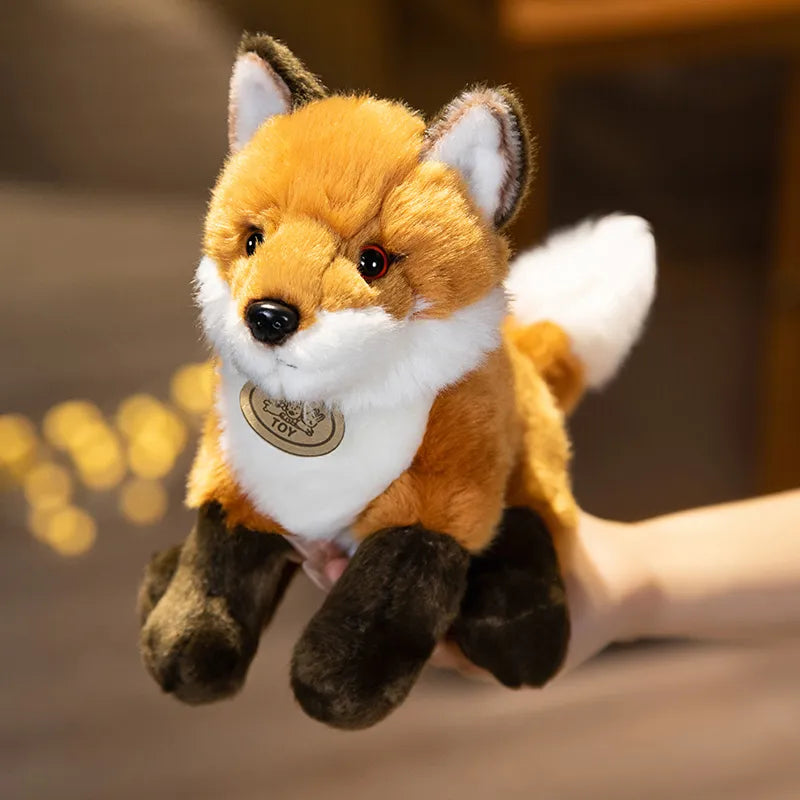 Fox Lifelike Plush Toys 17/23/30cm