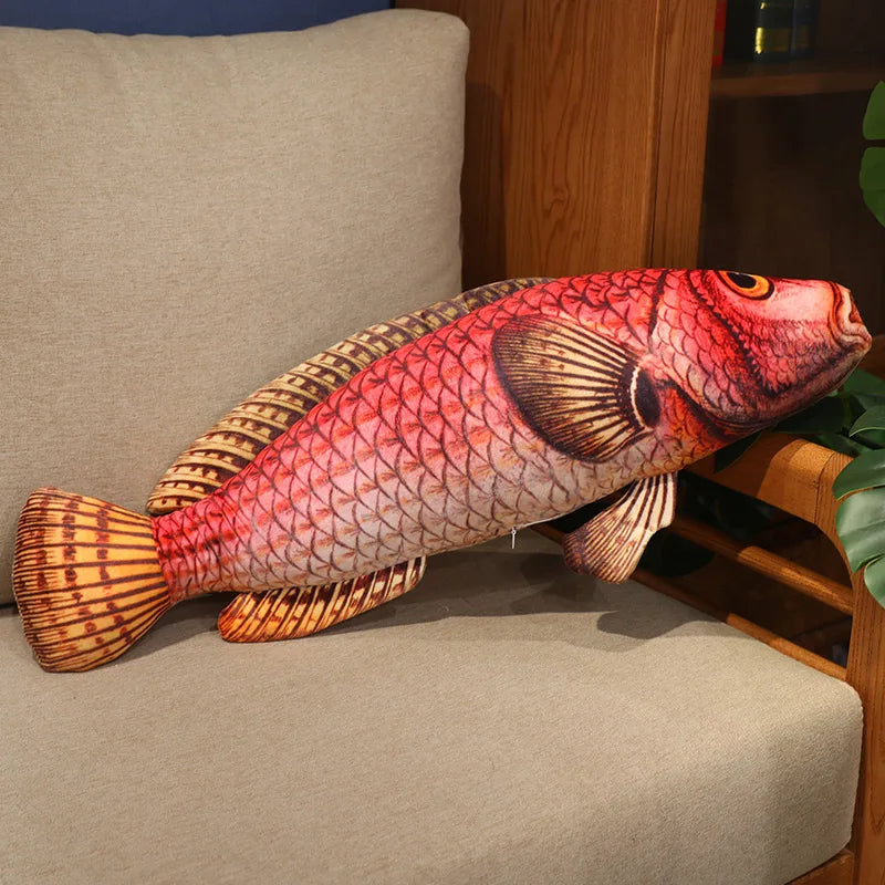 Fish Lifelike/3D Simulation Plush Toys 50/70/90/110cm - 6 Styles