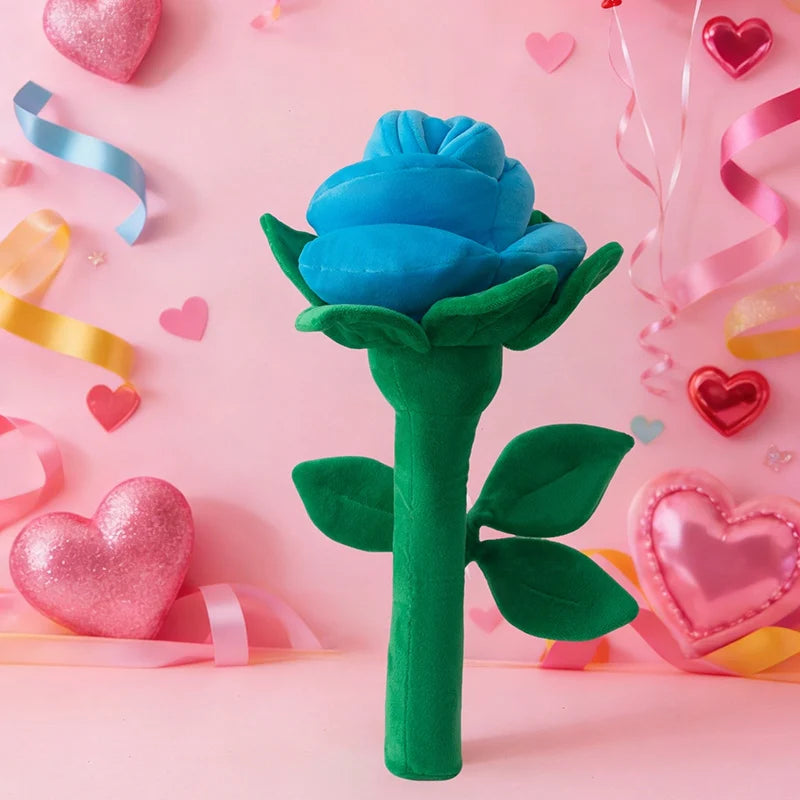 Cute Flower(Rose) Plush Toys 38cm - Yellow/Red/Pink/Blue/Orange/Purple