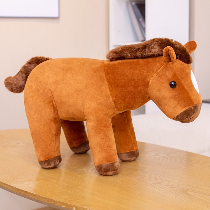 Sitting Horse Plush Toys 60/80cm