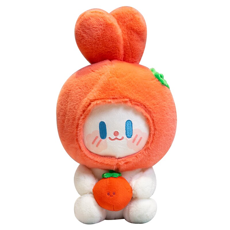 Cute Vegetable Rabbit Plush Toys 18-21cm (Potato/Broccoli/Eggplant/Tomato/White Radish)