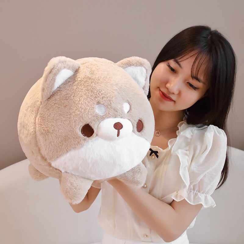 Cute Dog Round Shaped Plush Toys 30/40cm - 4 Styles