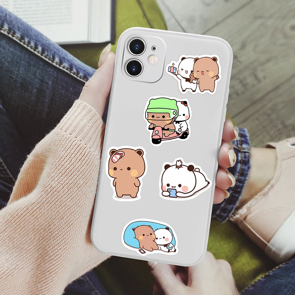 50 pcs Cute/Kawaii Panda and Bear Stickers