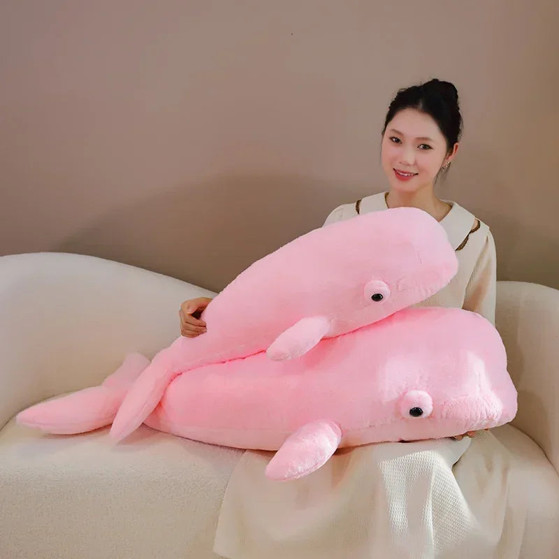 Cute Beluga whale Plush Toys 75/100cm - Pink/White