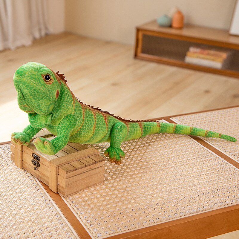 Chameleon Lifelike Plush Toys 65cm/95cm - Light Green/Dark Green