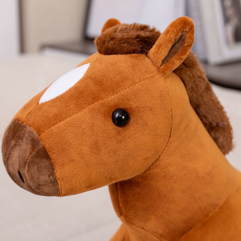 Sitting Horse Plush Toys 60/80cm